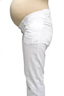 Spodnie ciążowe Trapani białe 4