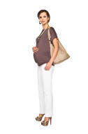 Spodnie ciążowe Trapani białe 1