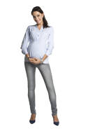Jeansowe spodnie ciążowe rurki  Trezo 7