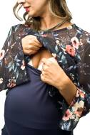 Bluzka Torelle ciążowa do karmienia bluzka w kwiaty szyfonowa TOP topik wiskozowy 5